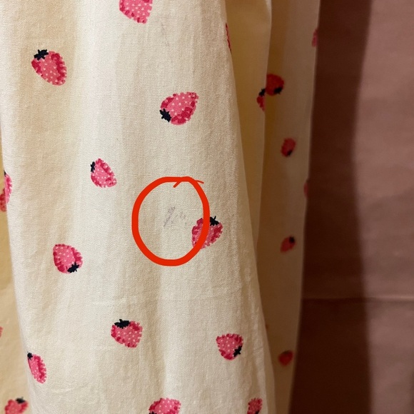 Free People | Strawberry Lemon Combo Lavender Daze Midi Dress Smocked Size S - Picture 9 of 14